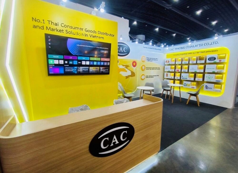 CAC Trading Thailand exhibition booth
